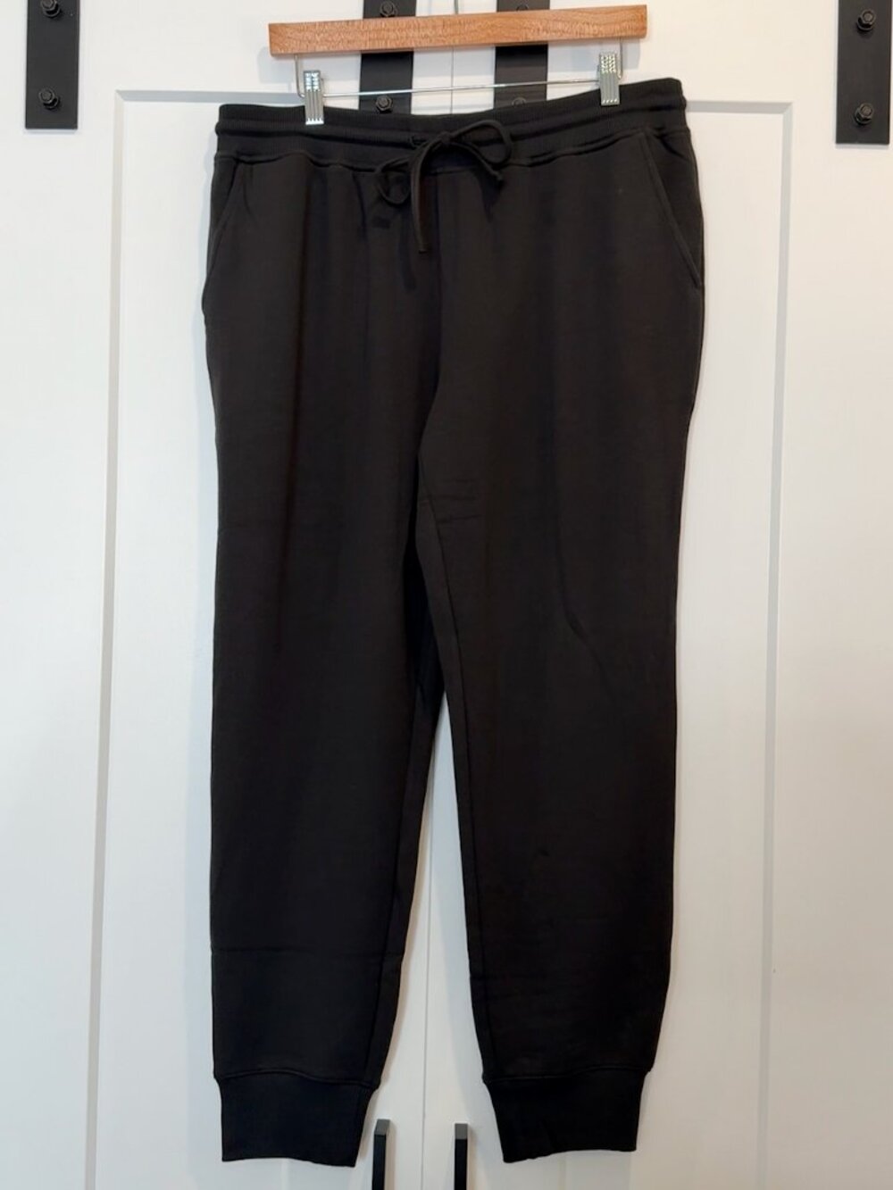 NWT Vineyard Vines Dreamcloth Joggers Womens M Black Drawstring Pockets Soft